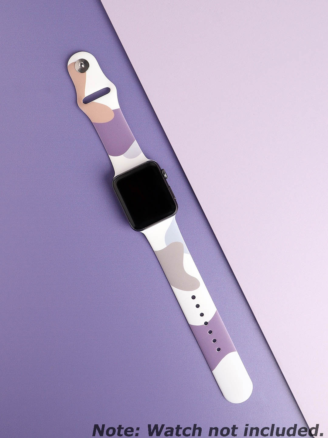 

HAUTE SAUCE by Campus Sutra Women Camouflage Printed Apple Watch Straps, Purple