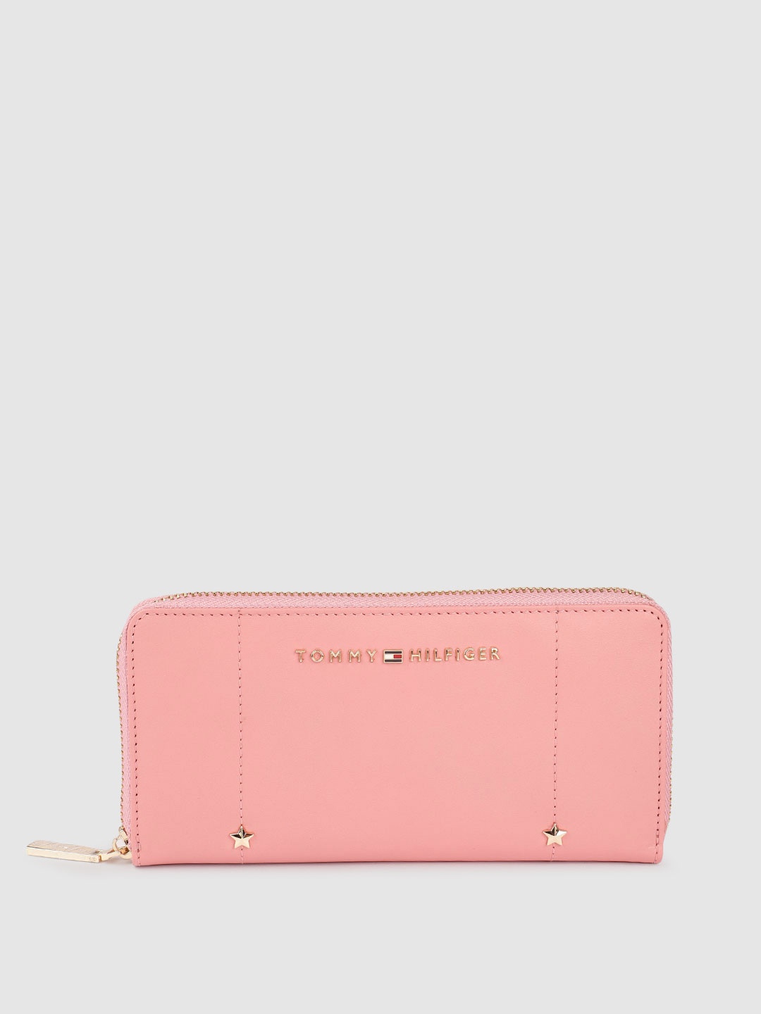 

Tommy Hilfiger Women Pink Leather Two Fold Wallet
