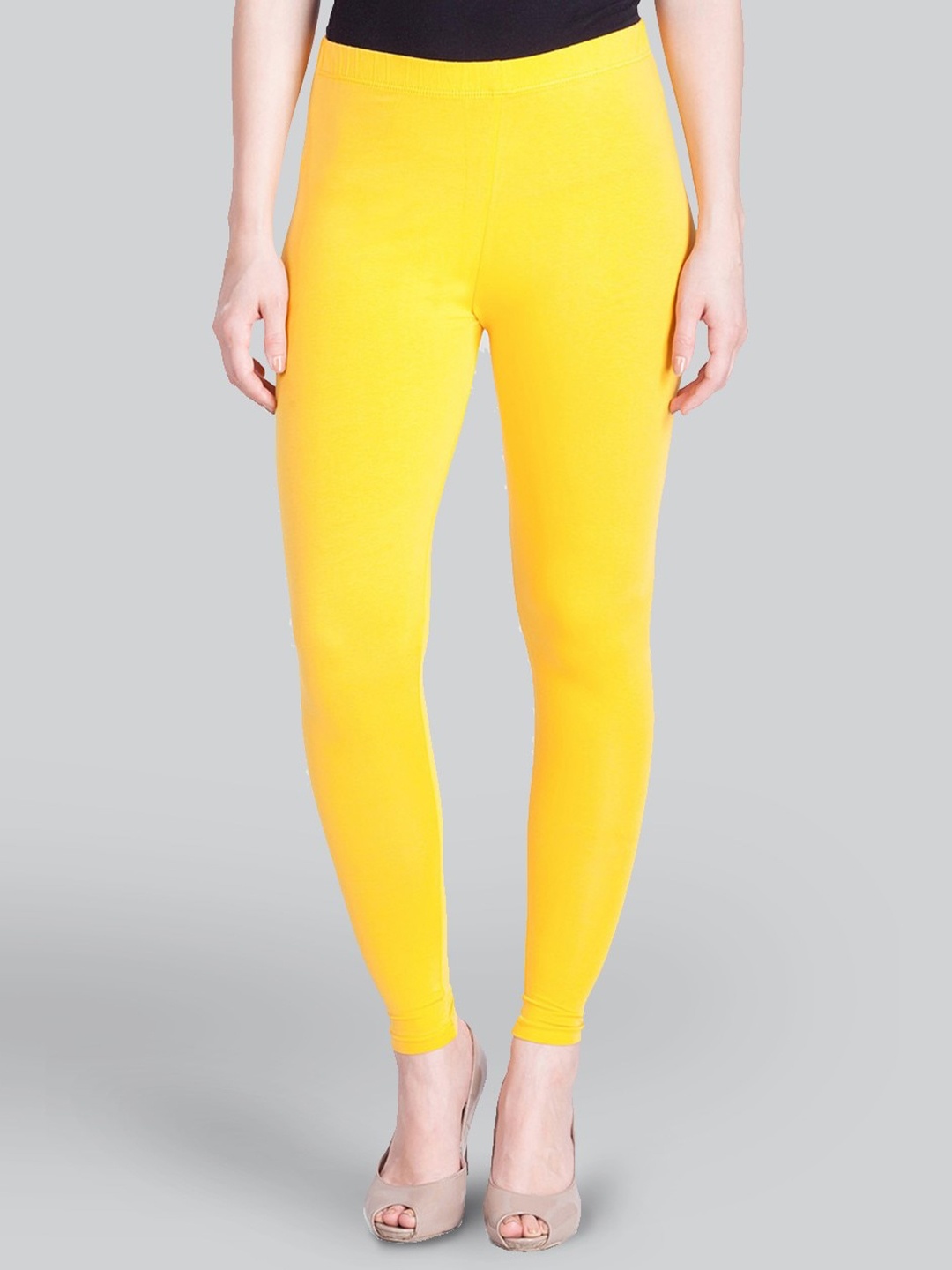 

LYRA 4-Way Stretch Ankle-Length Leggings, Yellow