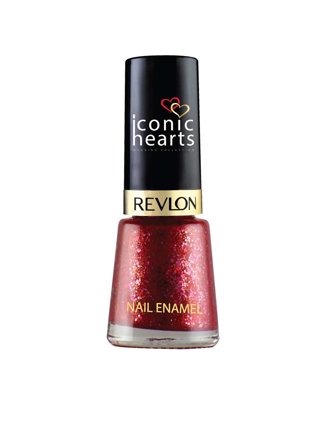 

Revlon Iconic Hearts Chip-Resistant Long Lasting Nail Enamel 8 ml - Wedding Bells, Maroon