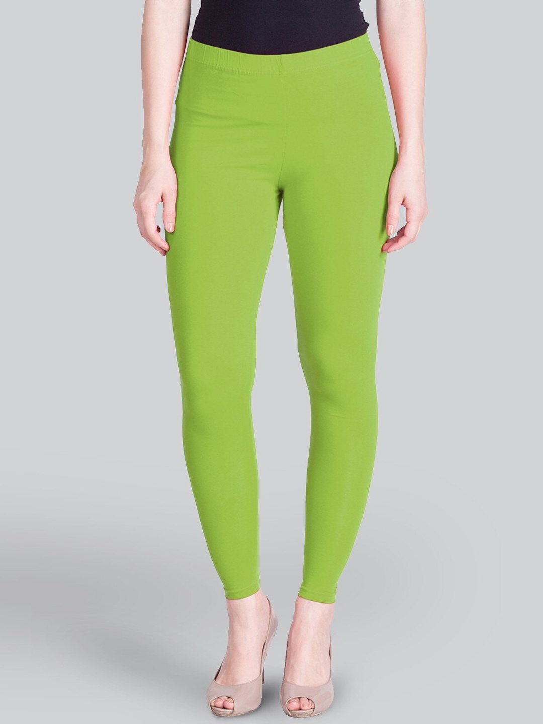 

LYRA Ankle-Length Leggings, Green