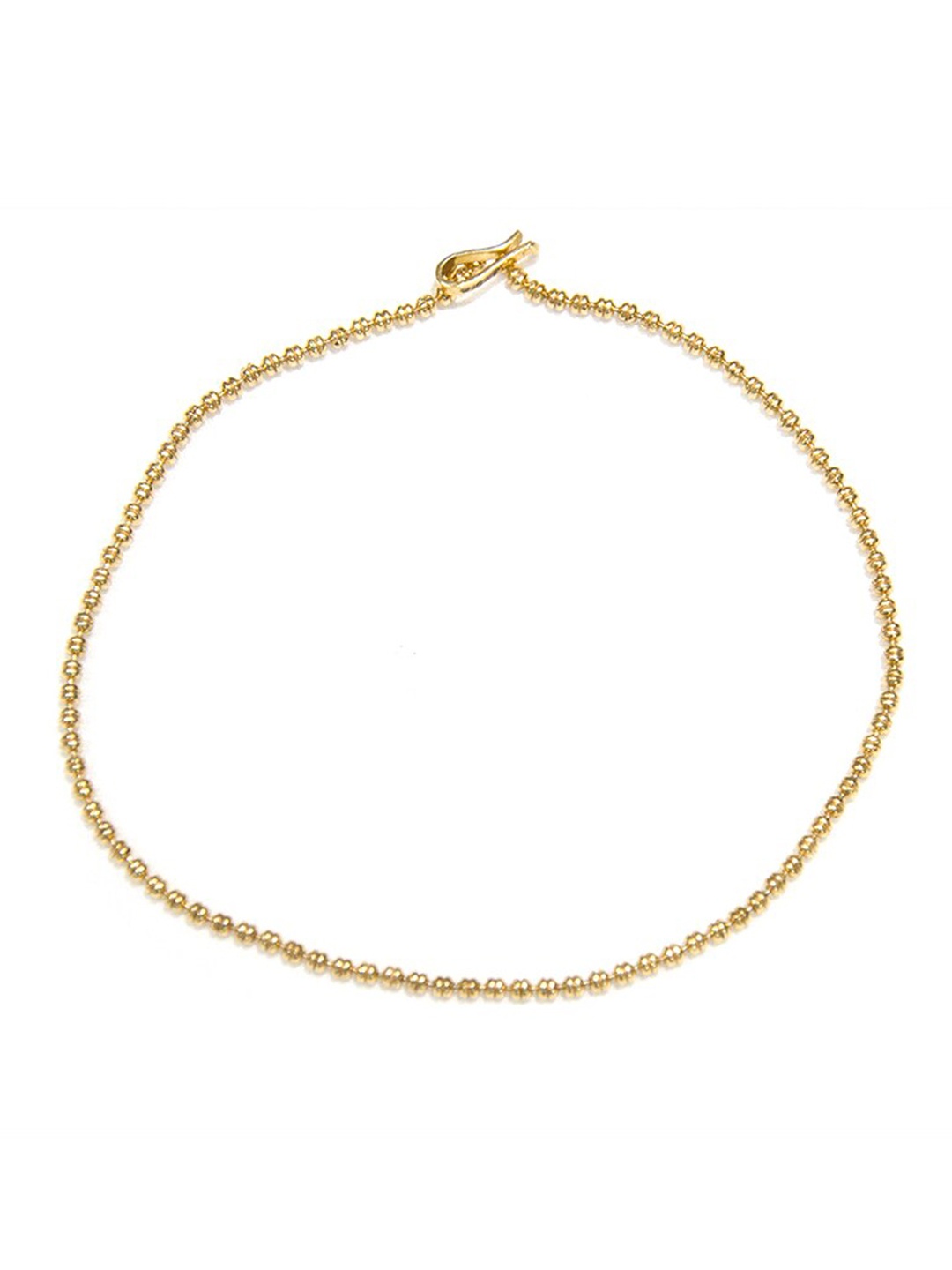 

ahilya 92.5 Sterling Silver & Gold-Plated Beaded Anklet