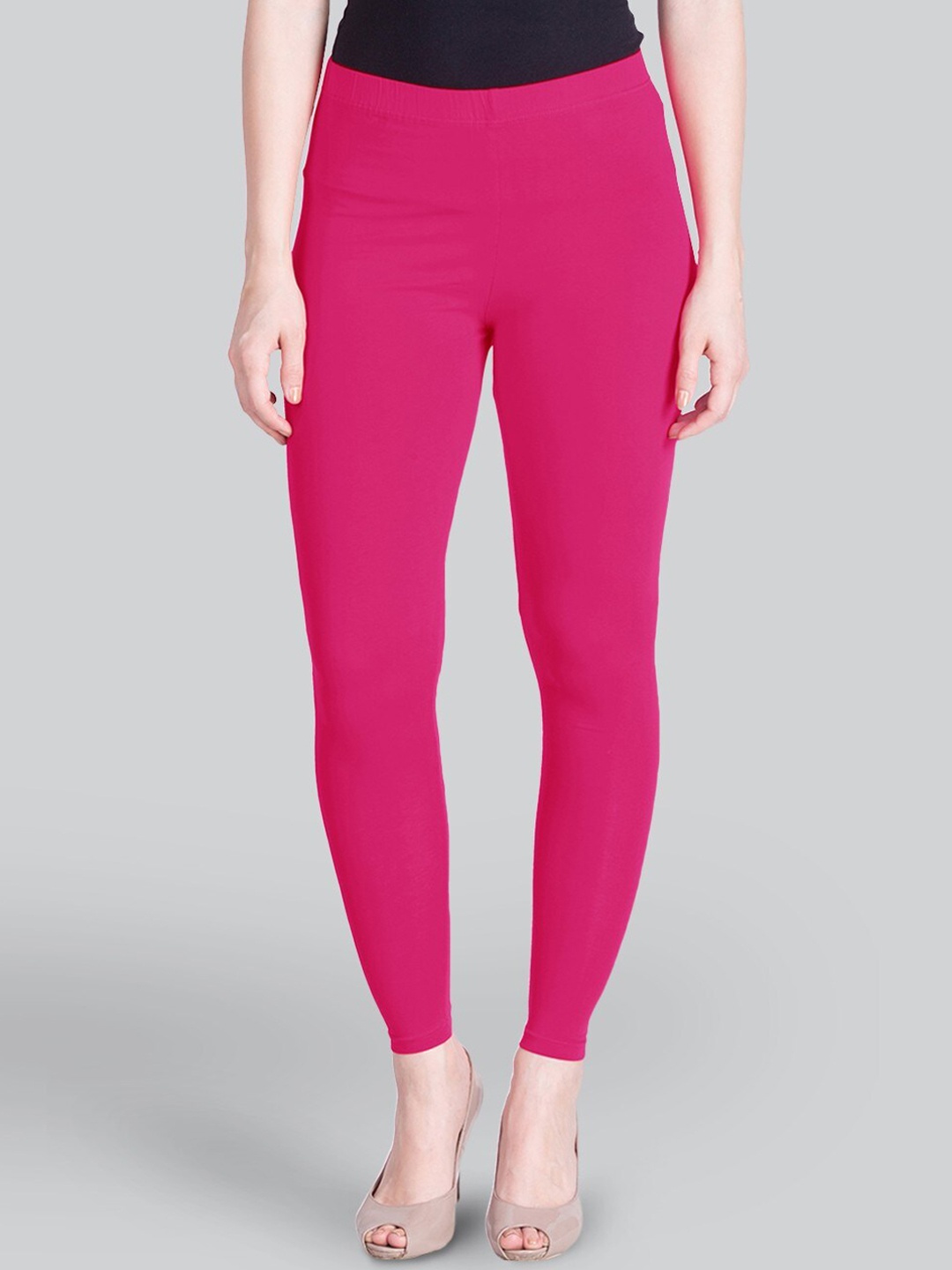 

LYRA Ankle Length Leggings, Pink