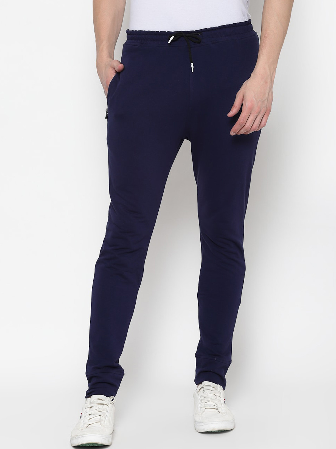 

PAUSE SPORT Men Regular Fit Cotton Joggers, Blue
