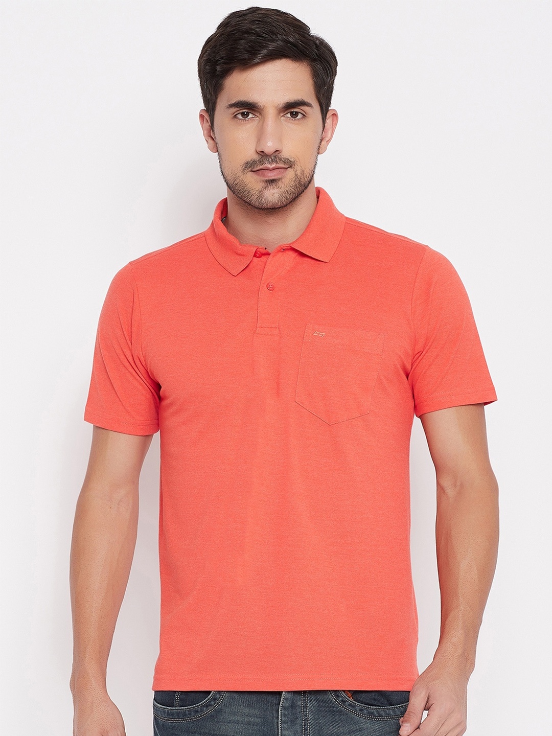 

NEVA Polo Collar Slim Fit T-shirt, Orange