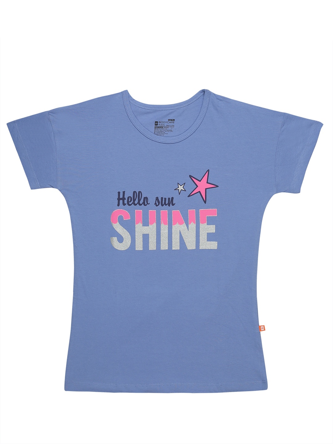 

PROTEENS Girls Typography Printed Cotton T-shirt, Lavender