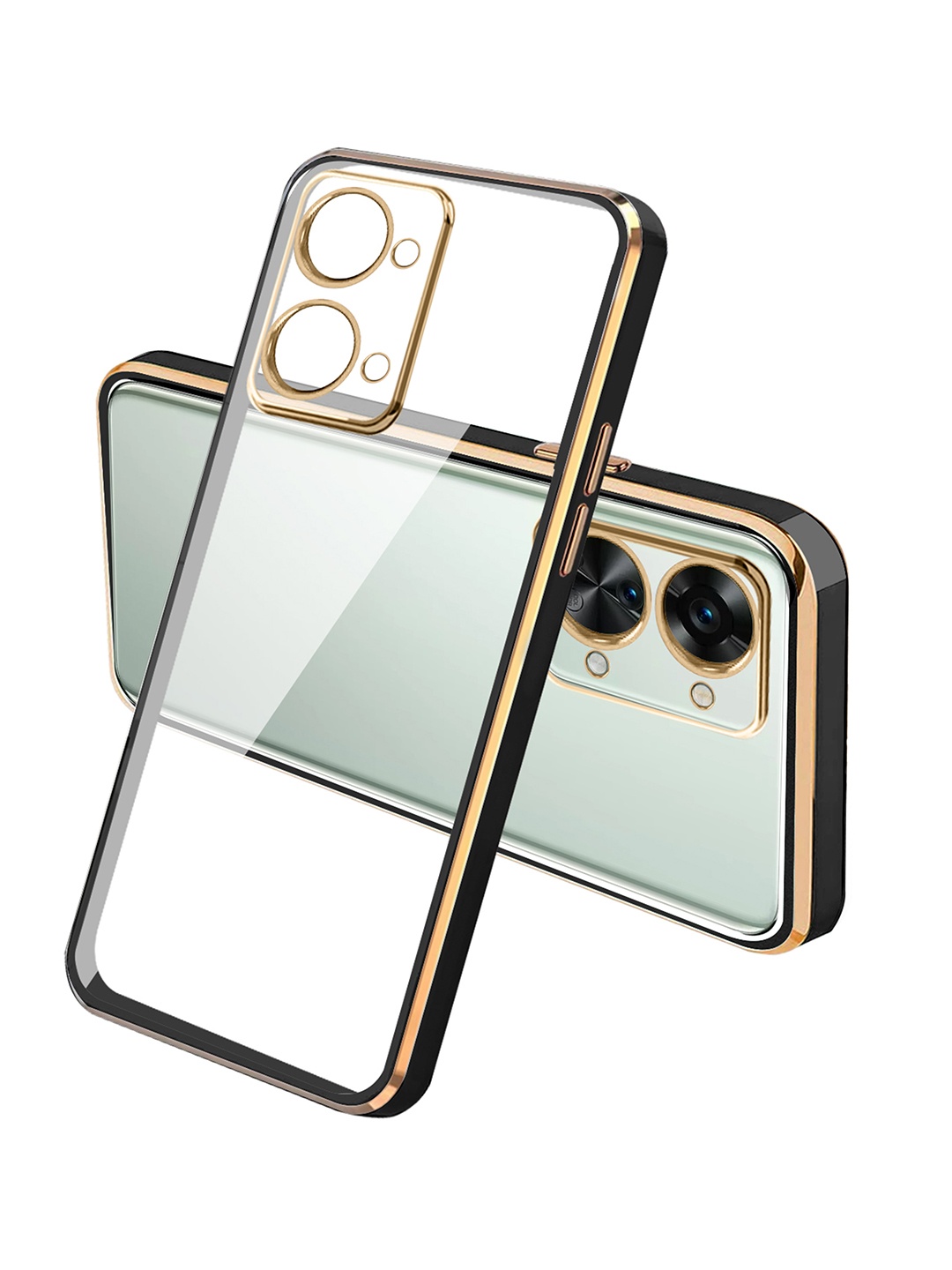 

Karwan One Plus NORD 2T Squareplatting Back Case, Black
