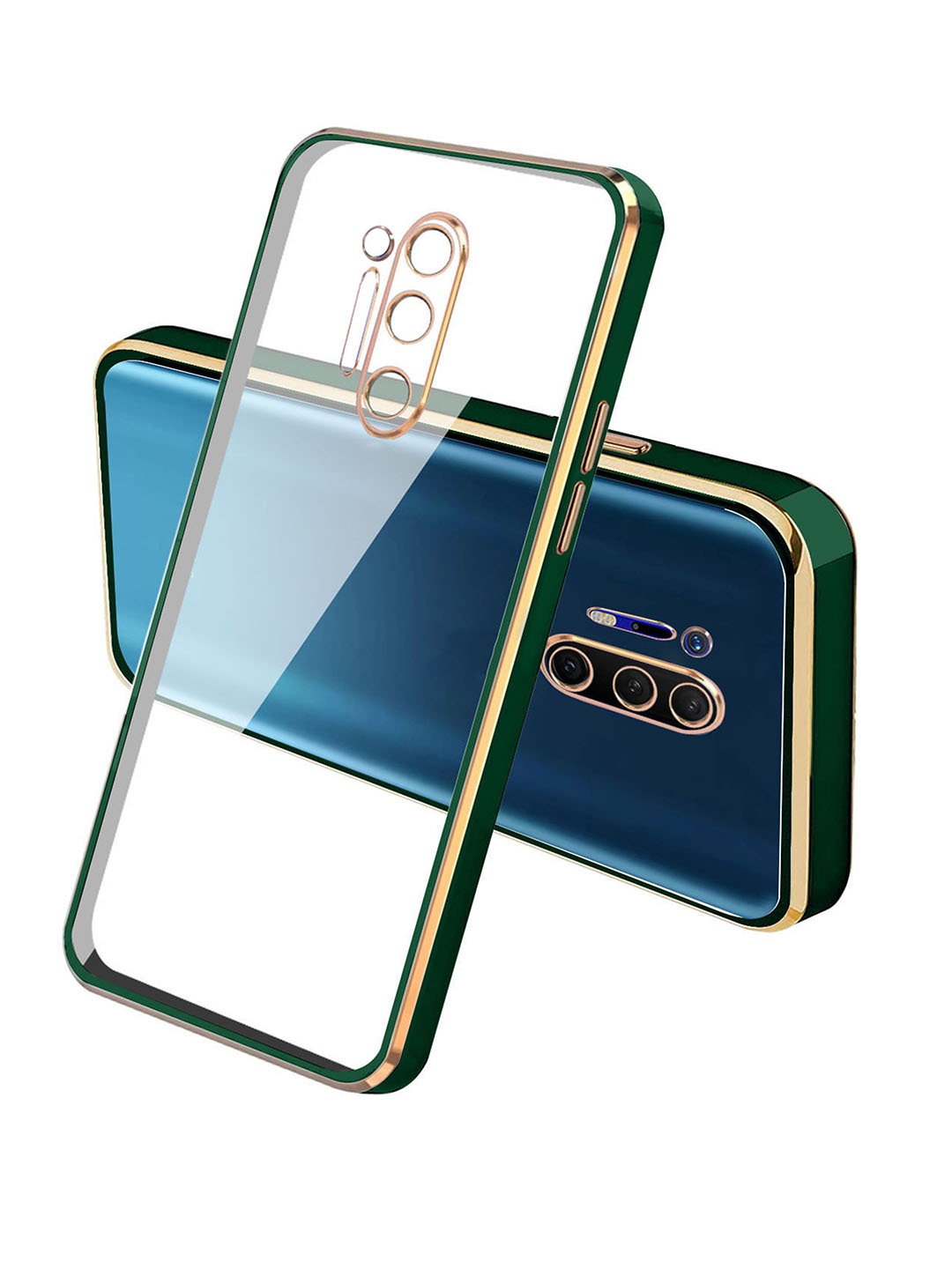 

Karwan Square Platting One Plus 8PRO Silicone Phone Back Case, Green