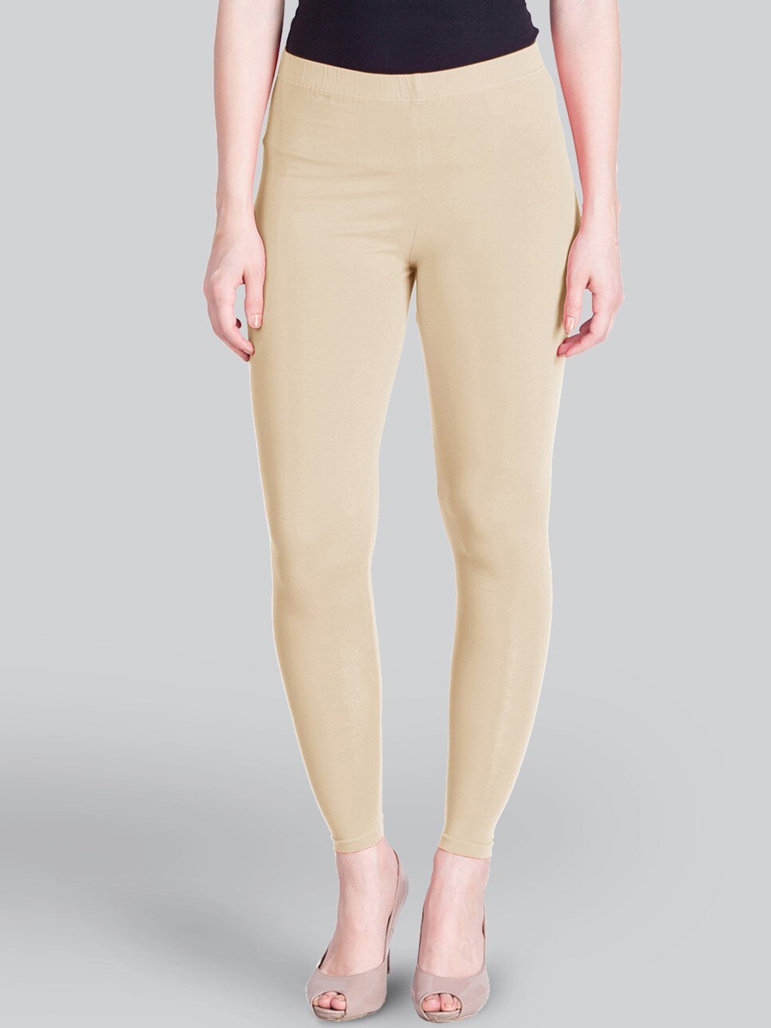 

LYRA Women 4-Way Stretch Ankle-Length Leggings, Khaki