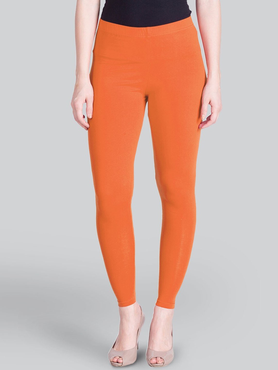 

LYRA Premium Ankle-Length Leggings, Orange