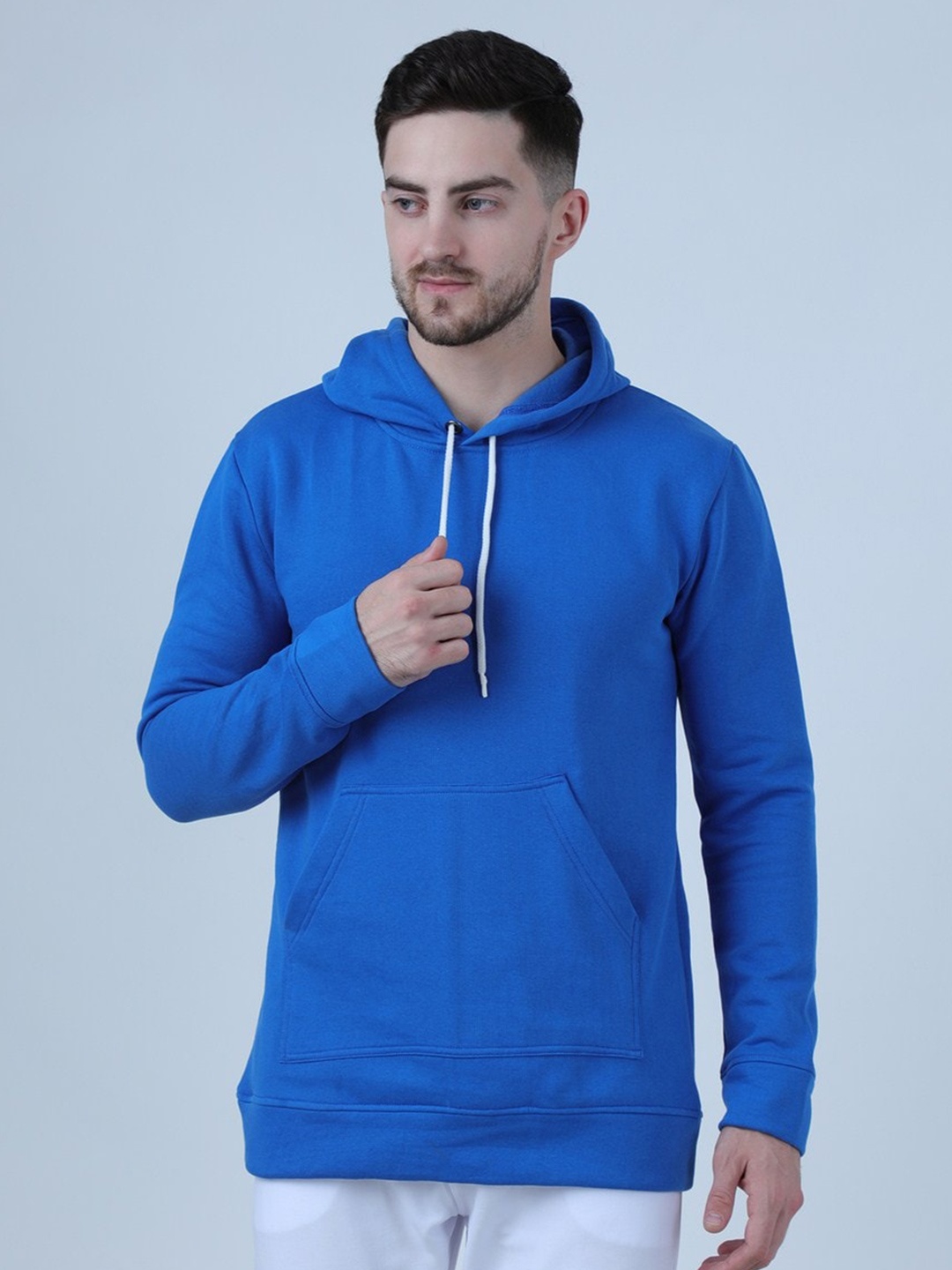 

PAUSE SPORT Fleece Hooded Sweatshirt, Blue