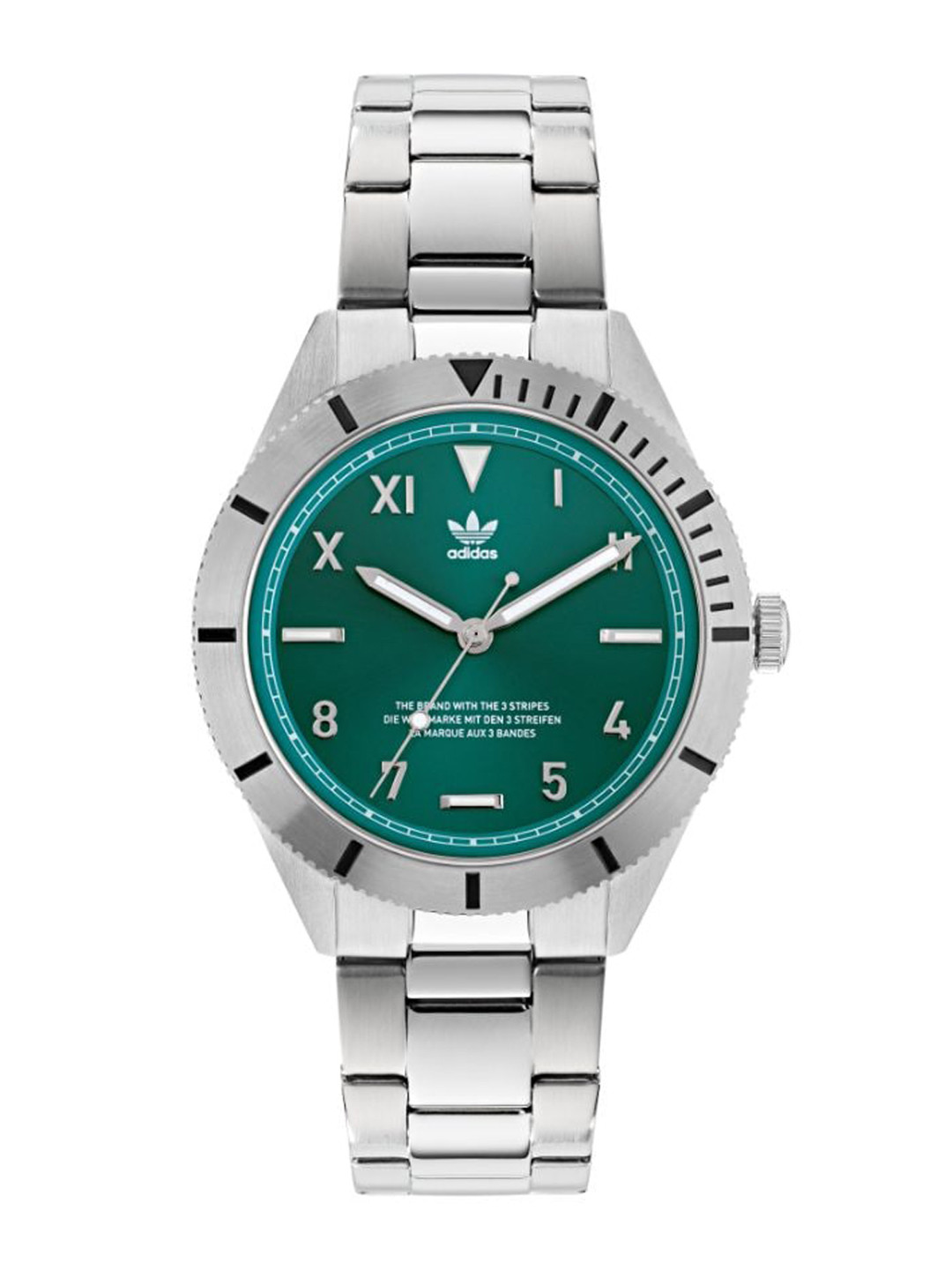 

ADIDAS Originals Men Dial & Stainless Steel Bracelet Style Straps Analogue Watch AOFH22060, Green