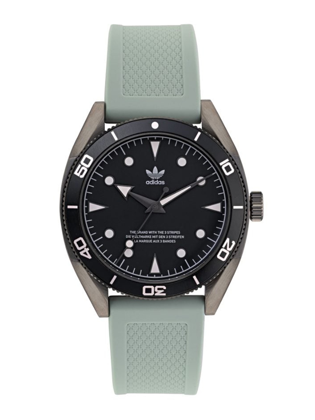 

ADIDAS Originals Men Patterned Dial & Textured Straps Analogue Watch AOFH22001, Black