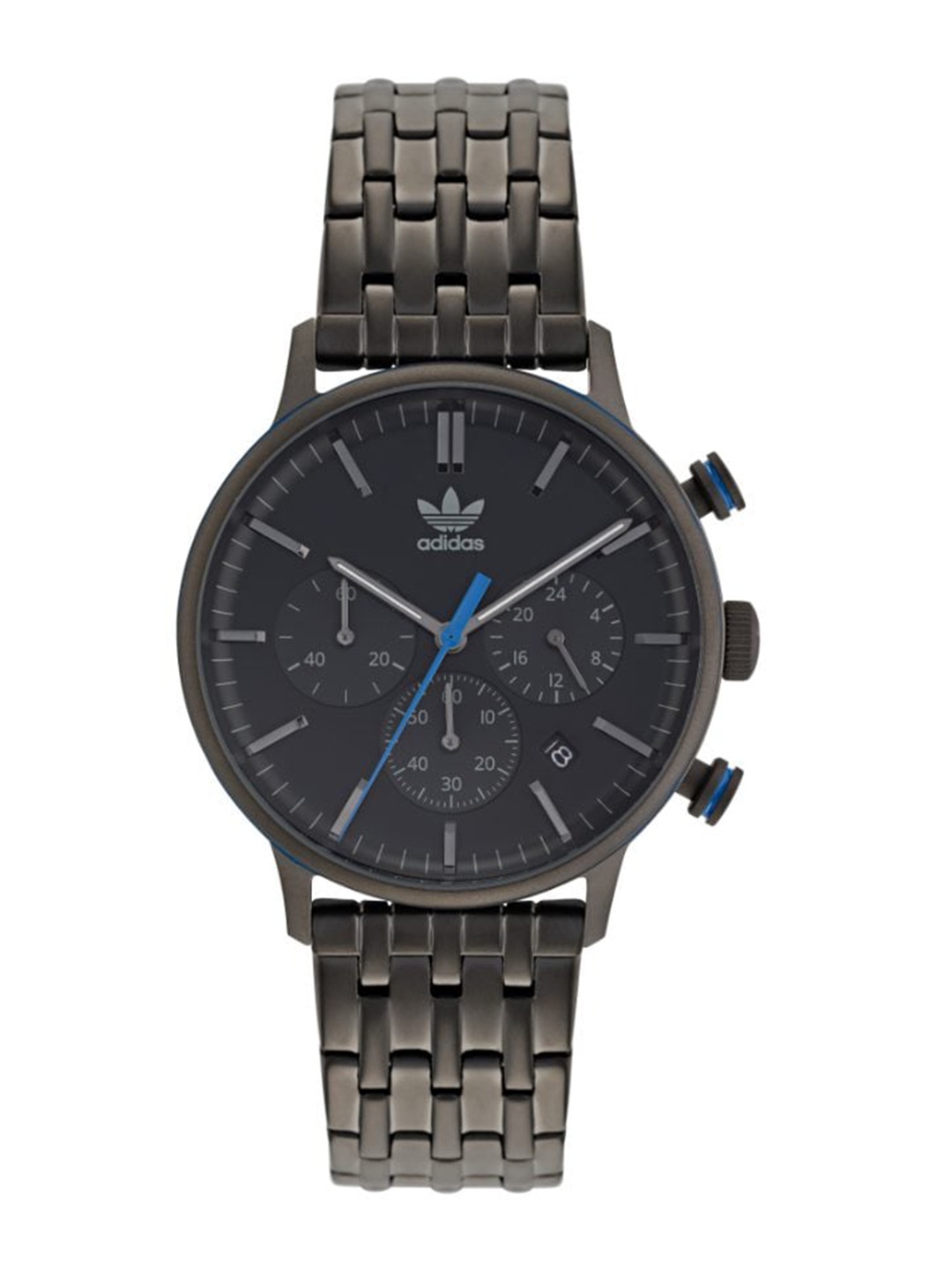 

ADIDAS Originals Men Dial & Stainless Steel Bracelet Style Straps Analogue Watch AOSY22017, Black