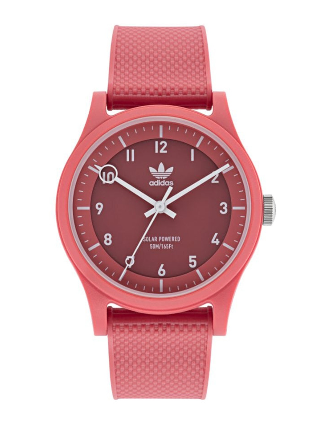 

ADIDAS Originals Men Printed Dial & Textured Straps Analogue Watch AOST22046, Pink