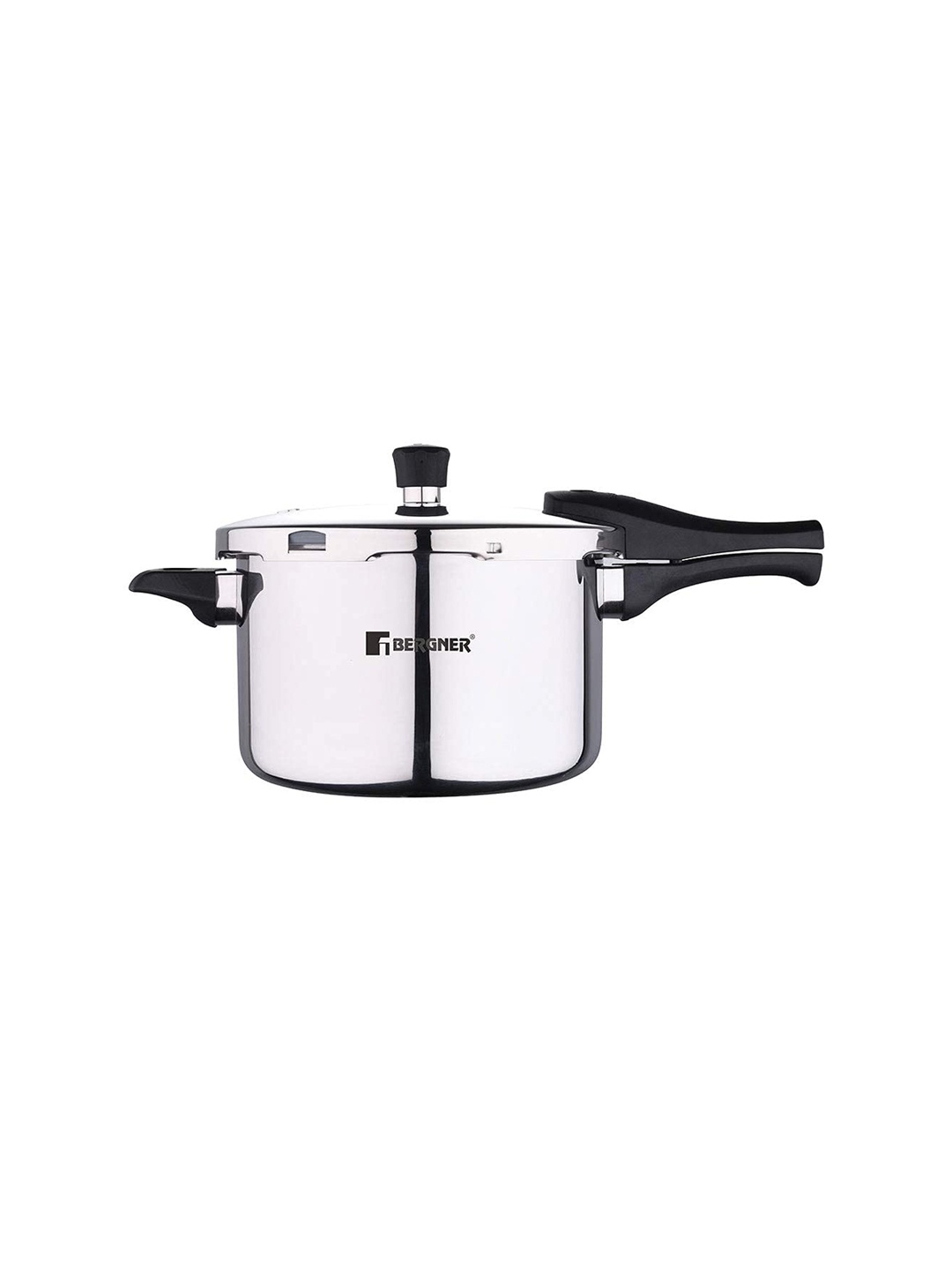 

BERGNER Argent Elements Triply Stainless Steel Pressure Cooker With Outer Lid 5.5 L