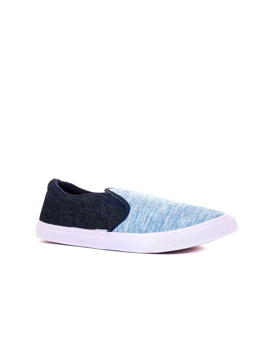 

Khadims Men Textile Comfort Insole Slip-On Sneakers, Blue