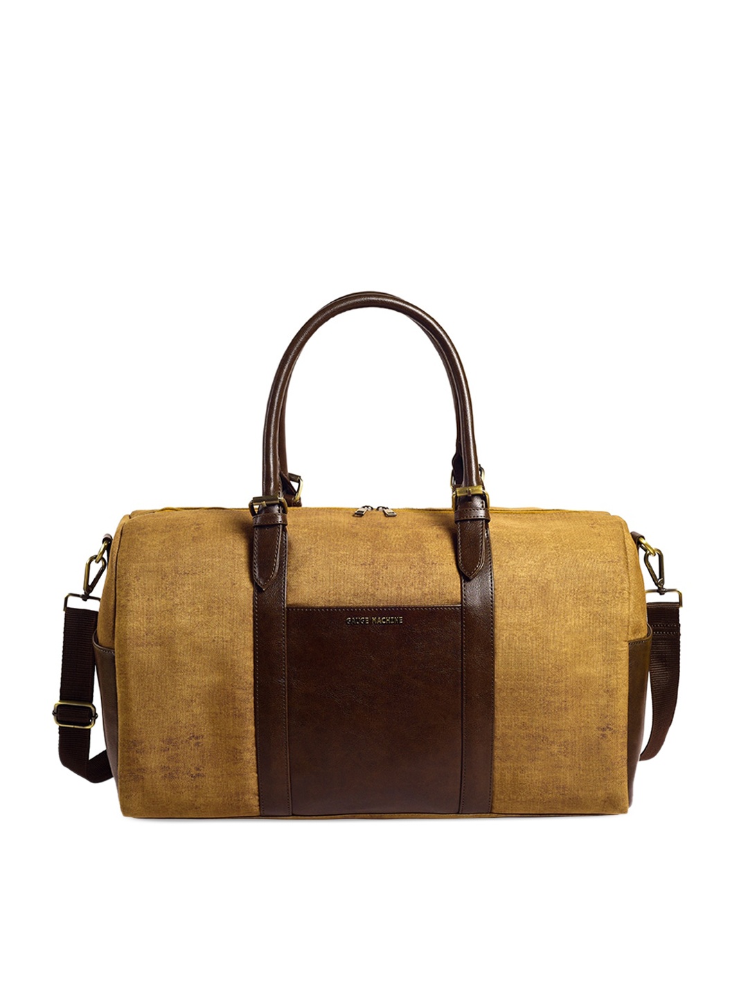 

Gauge Machine Textured Medium Duffel Bag, Mustard