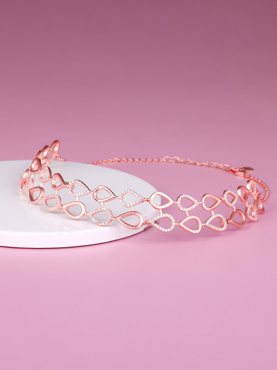 

GIVA Sterling Silver Rose Gold-Plated Necklace