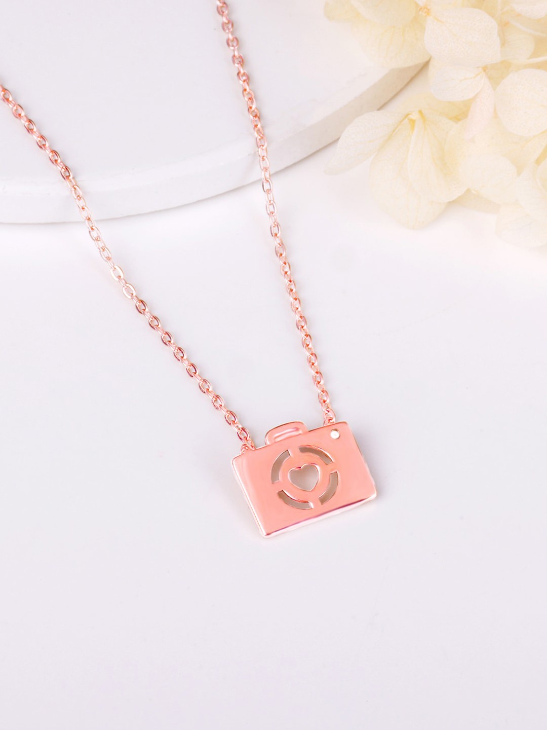 

GIVA 925 Sterling Silver Rose Gold-Plated Necklace