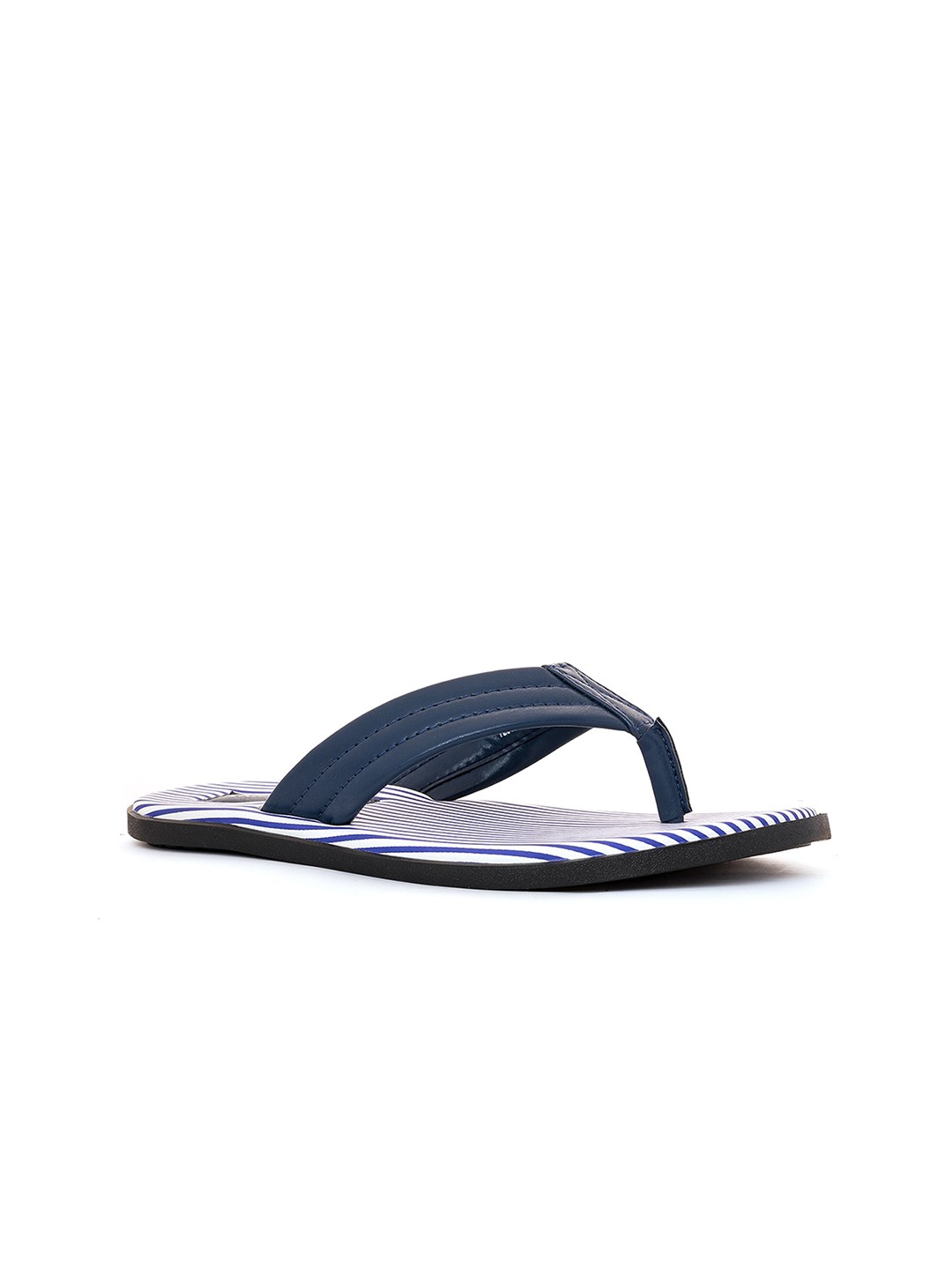 

Khadims Men Printed Thong Flip-Flops, Navy blue