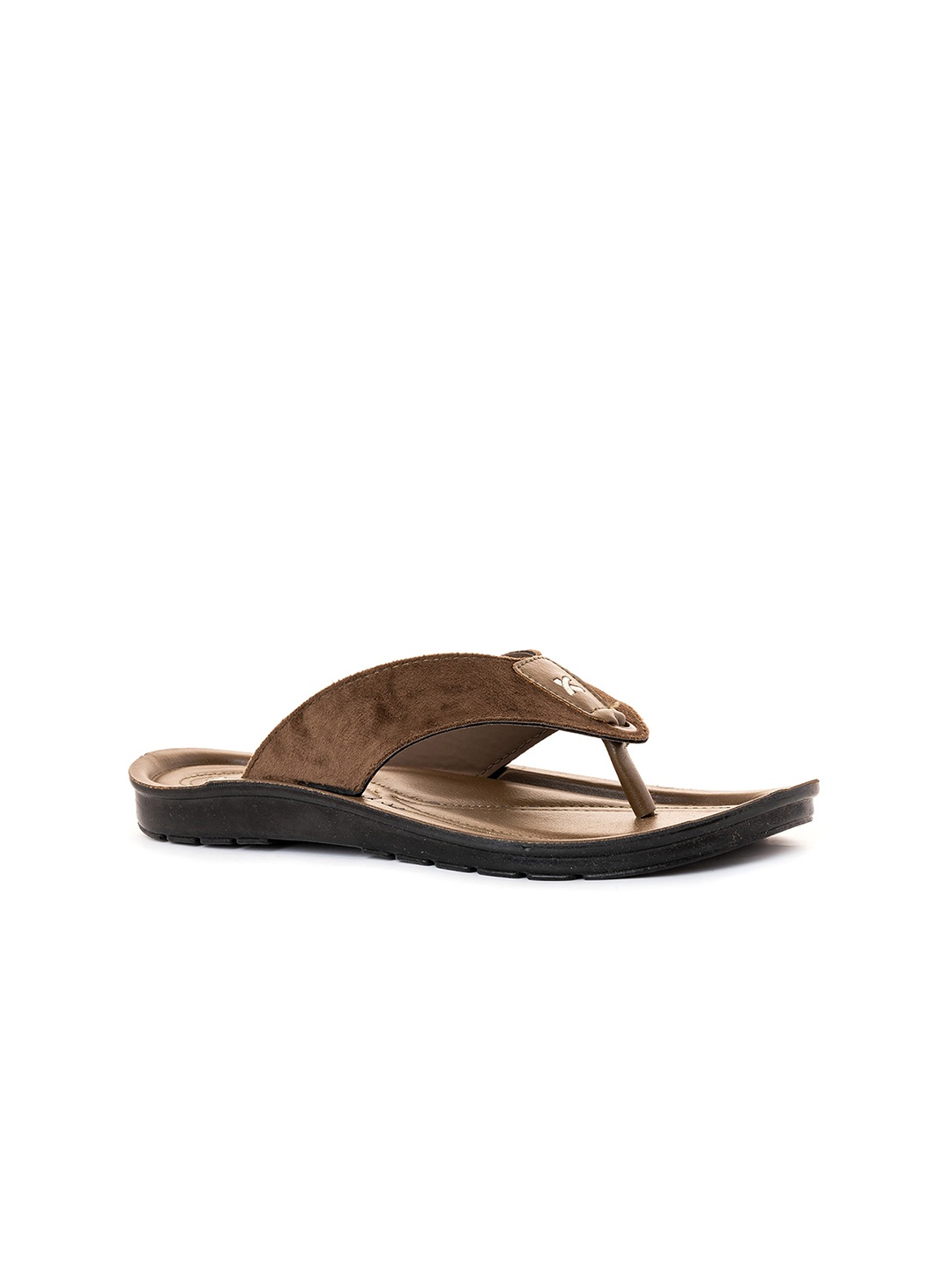 

Khadims Men Slip On Comfort Sandals, Brown