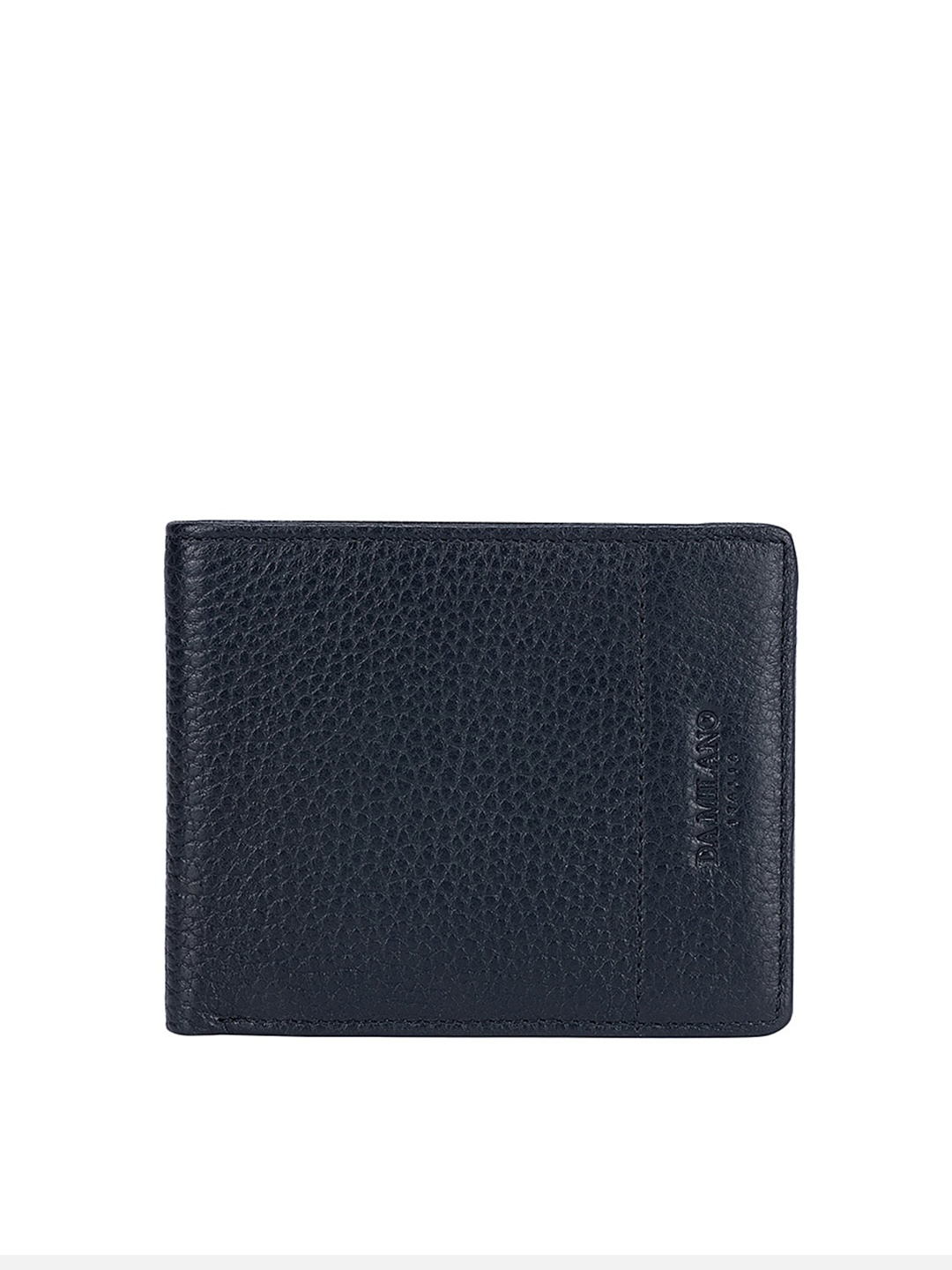 

Da Milano Men Leather Two Fold Wallet, Black