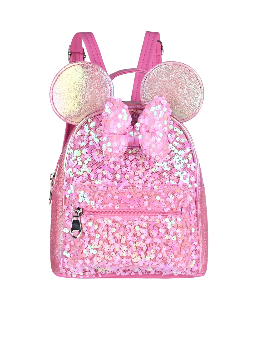 

Asthetika Kids Girls Sequinned Embellished Backpack, Pink