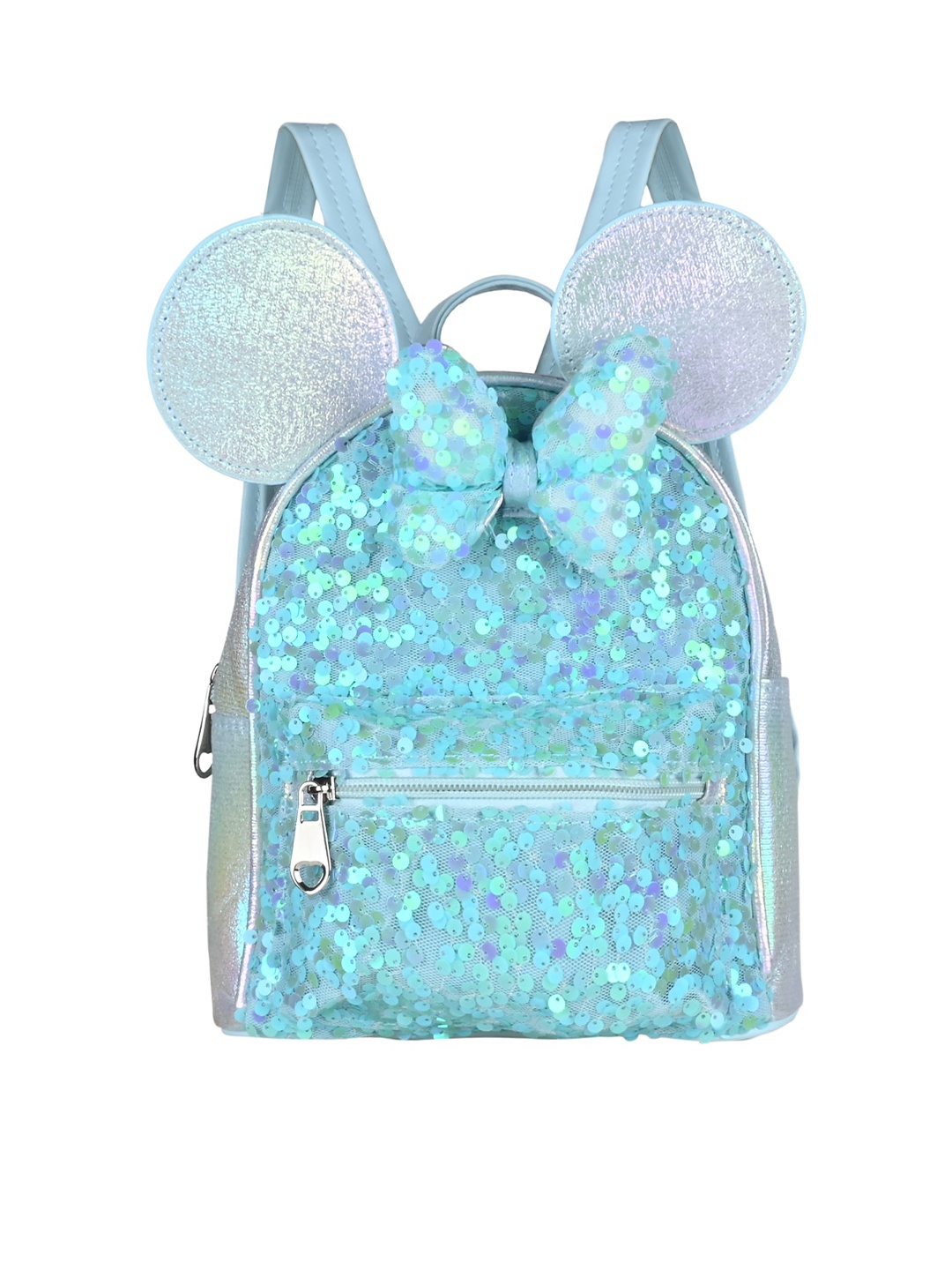 

Asthetika Kids Girls Sequinned Embellished Backpack, Blue