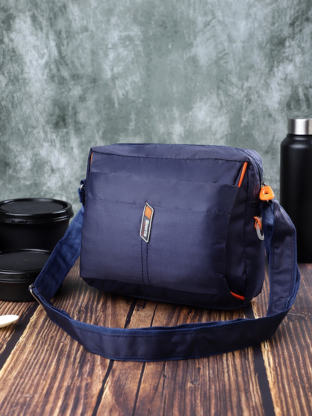 

Bag Pepper Structured Cotton Shoulder Bag, Blue