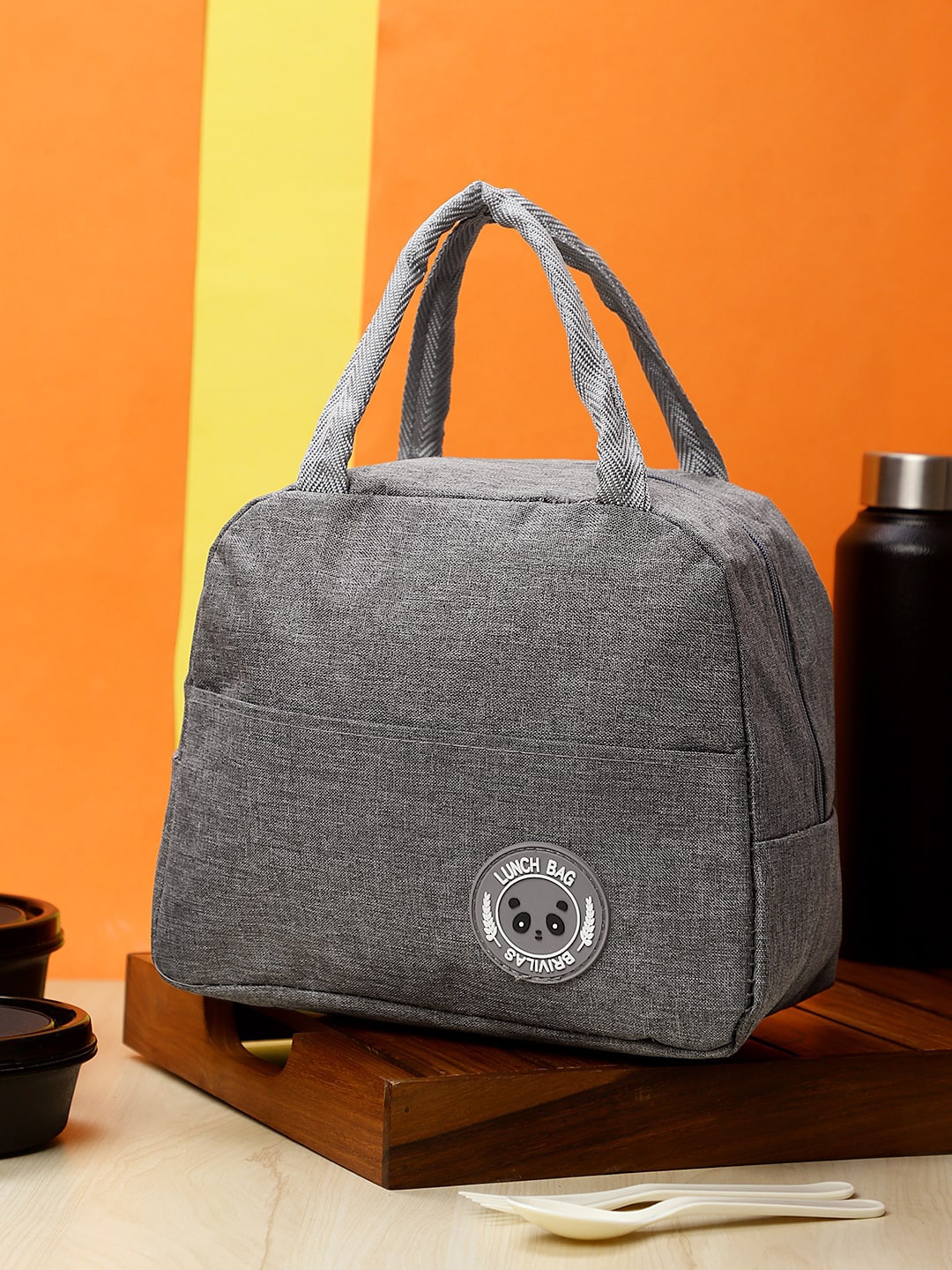 

Bag Pepper Cotton Structured Handheld Bag, Grey