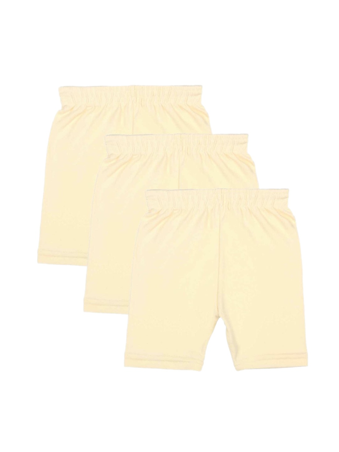 

Bodycare Kids Girls Cotton Pack Of 3 Shorts, Cream