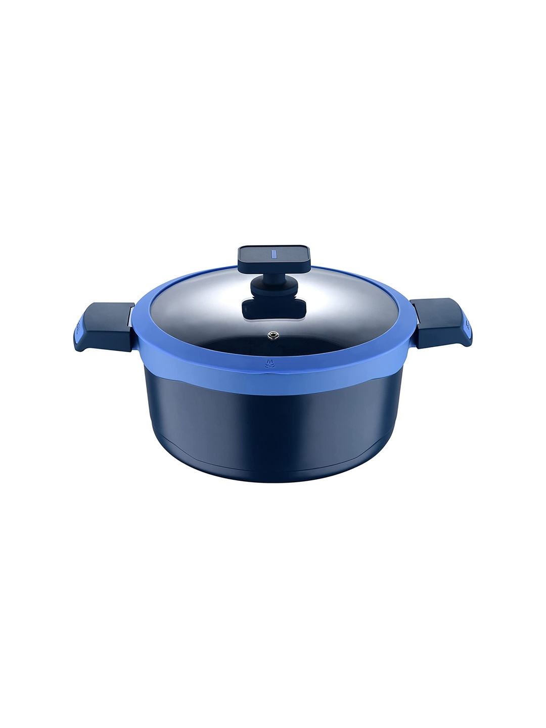 

BERGNER Gastro Blue Induction Base Non Stick Casserole With Lid 4.8 Qt