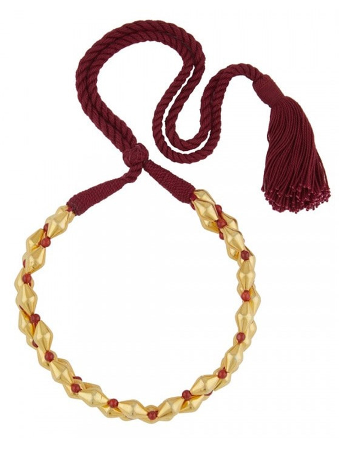 

ahilya 24 Karat Gold Plating Pure 92.5 Sterling Silver Dholki Necklace