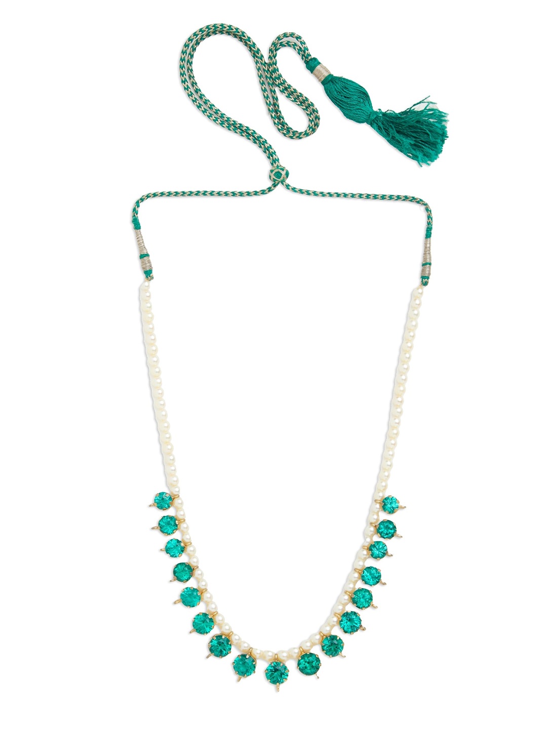 

ahilya 92.5 Sterling Silver Gold-Plated Choker Necklace