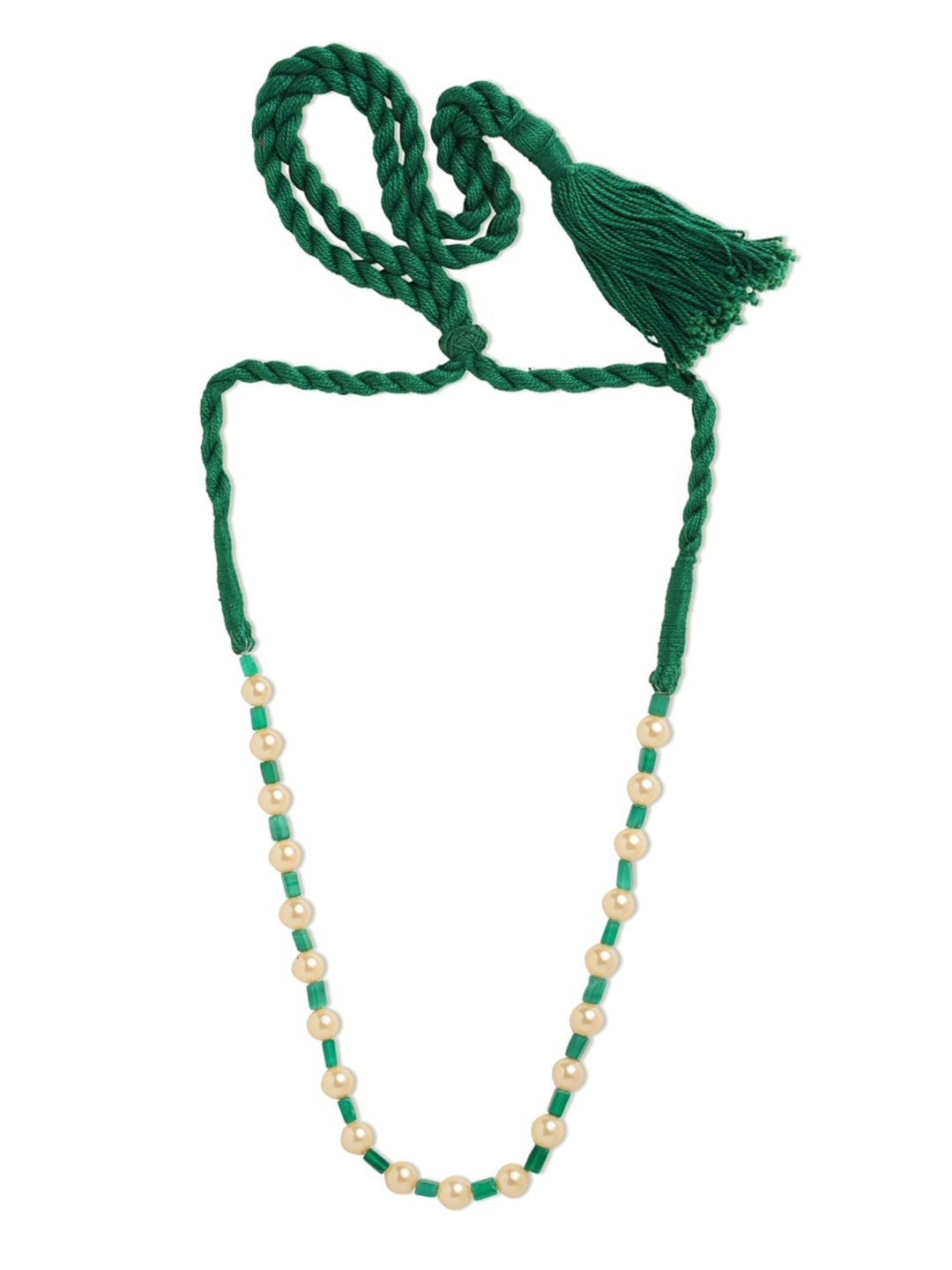 

ahilya 92.5 Sterling Silver Silver-Plated Necklace
