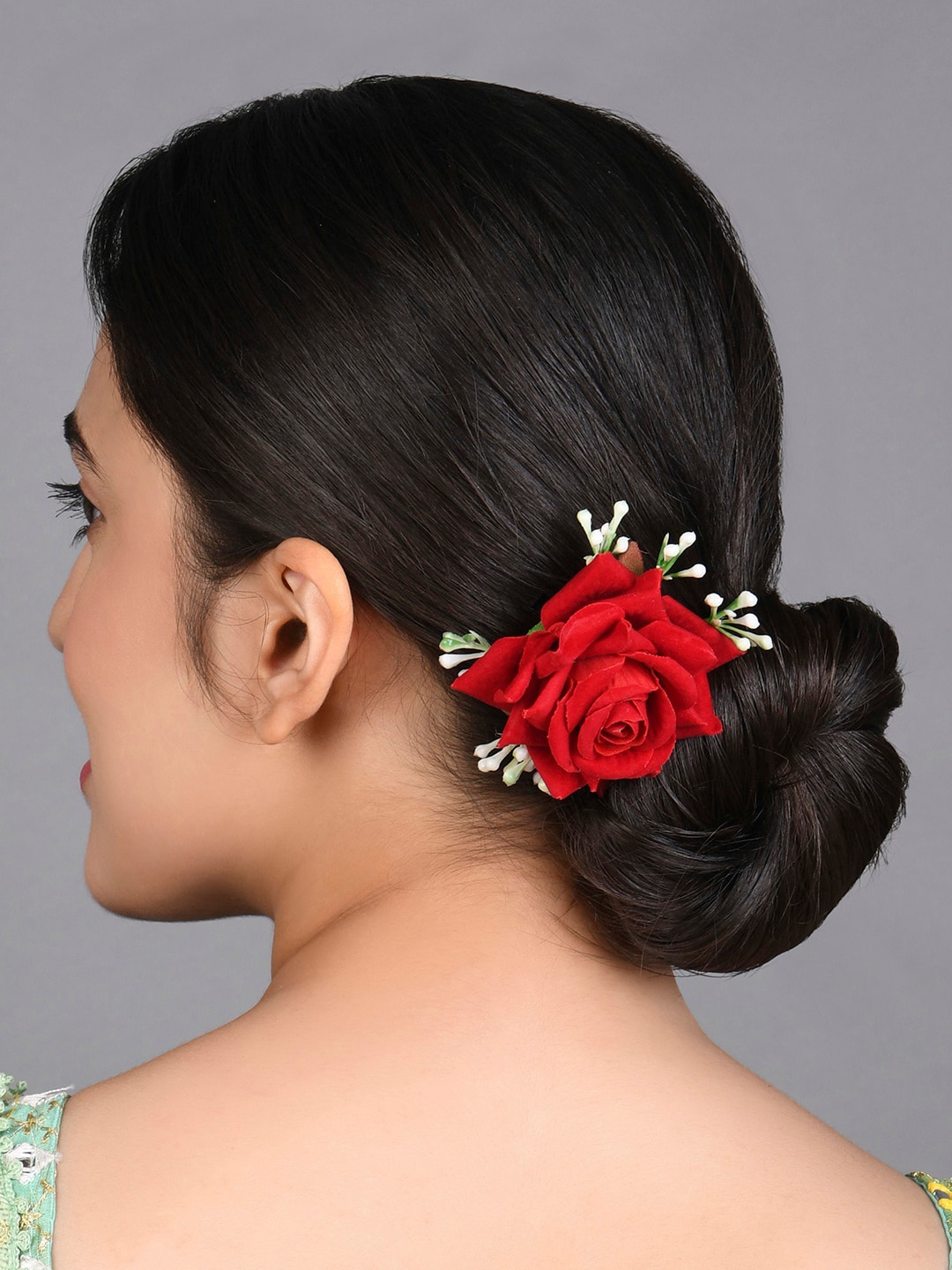 

Fida Women Fabric Alligator Hair Clip, Red