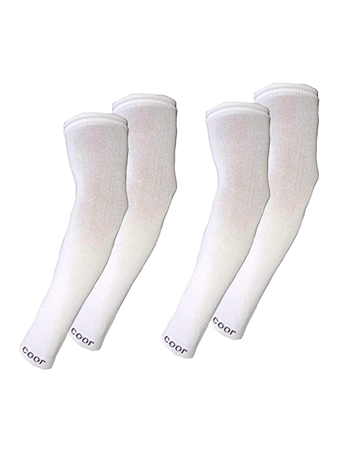 

Aadikart Pack Of 2 Lightweight Soft Cotton Sports Arm Sleeves Gloves, White