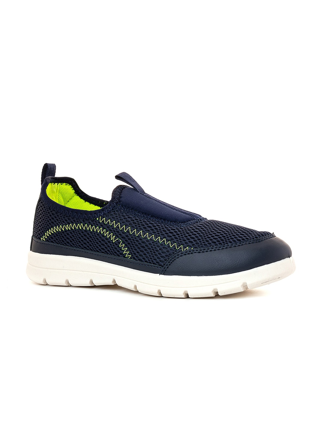 

Khadims Men Pro Mesh Running Non-Marking Shoes, Navy blue