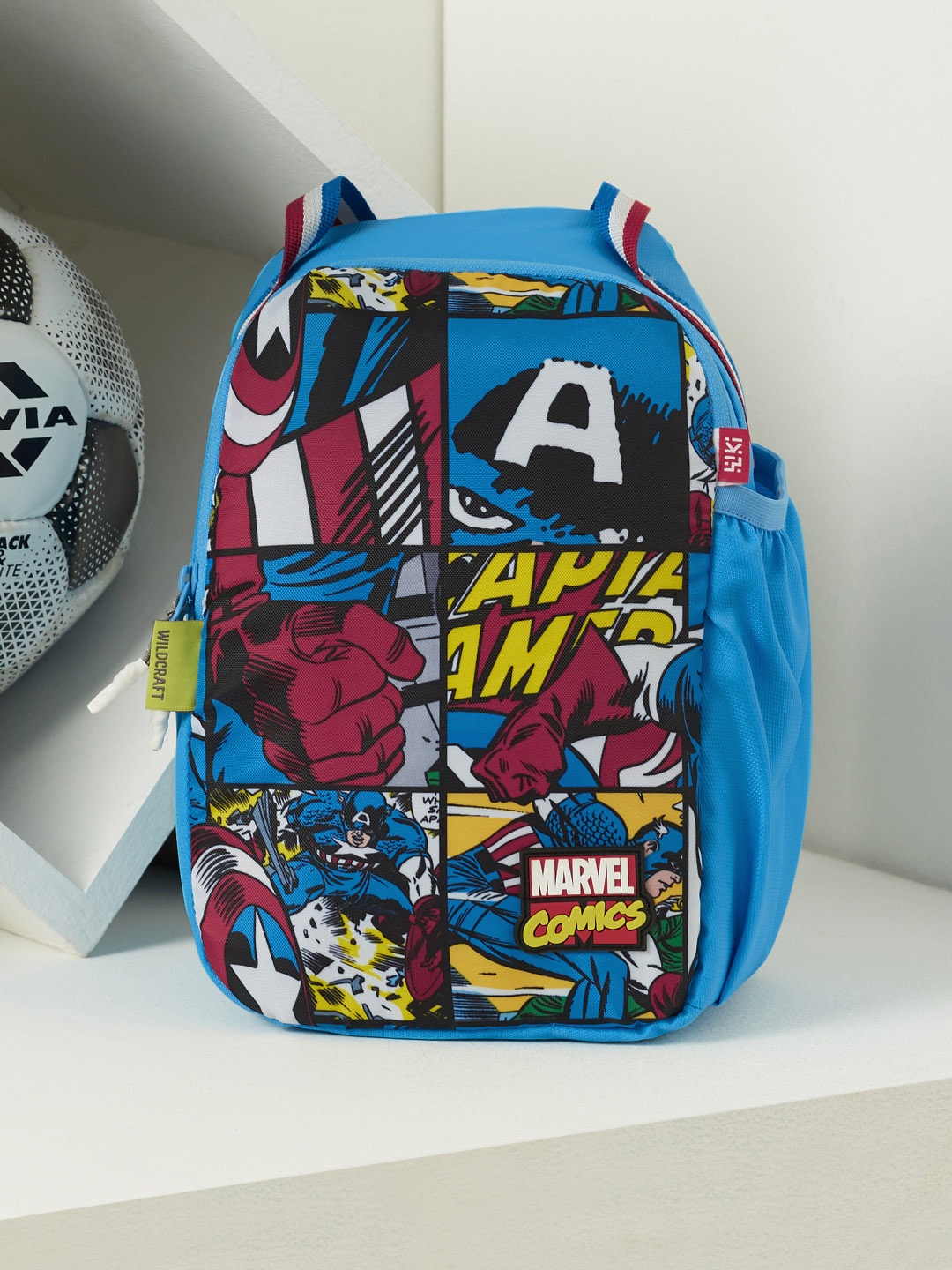 Wildcraft Assorted Super Heroes Printed Lunch Bag With Handles
