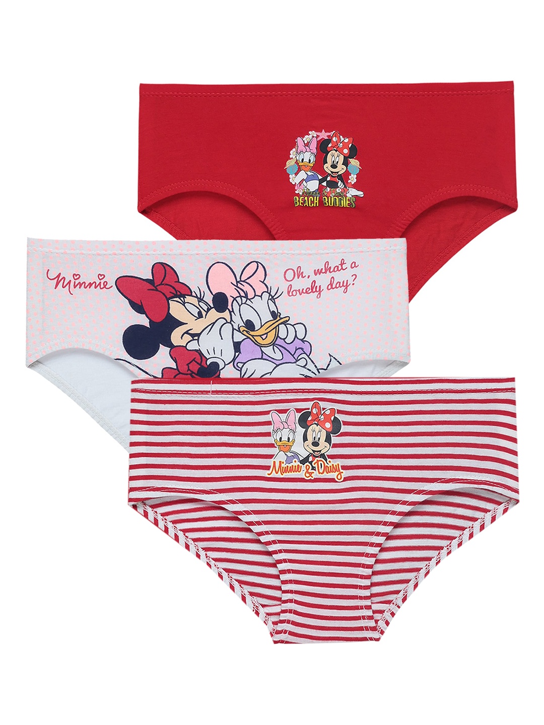 

Bodycare Kids Girls Pack Of 3 Assorted Hipster Briefs