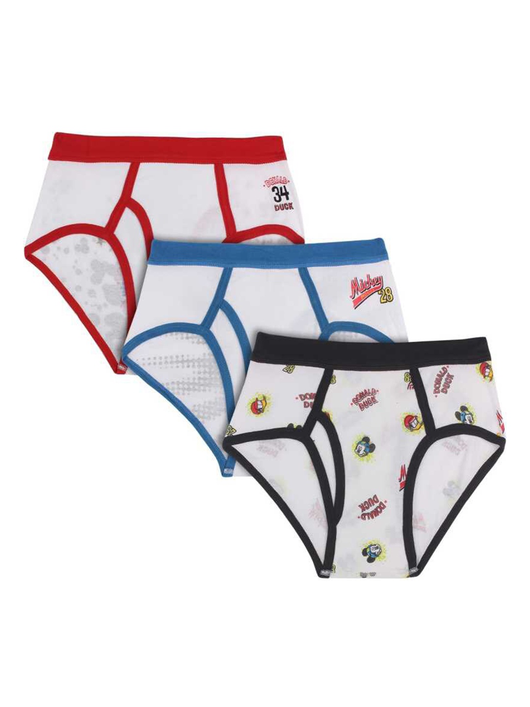 

Bodycare Kids Pack Of 3 Assorted Cotton Basic Briefs