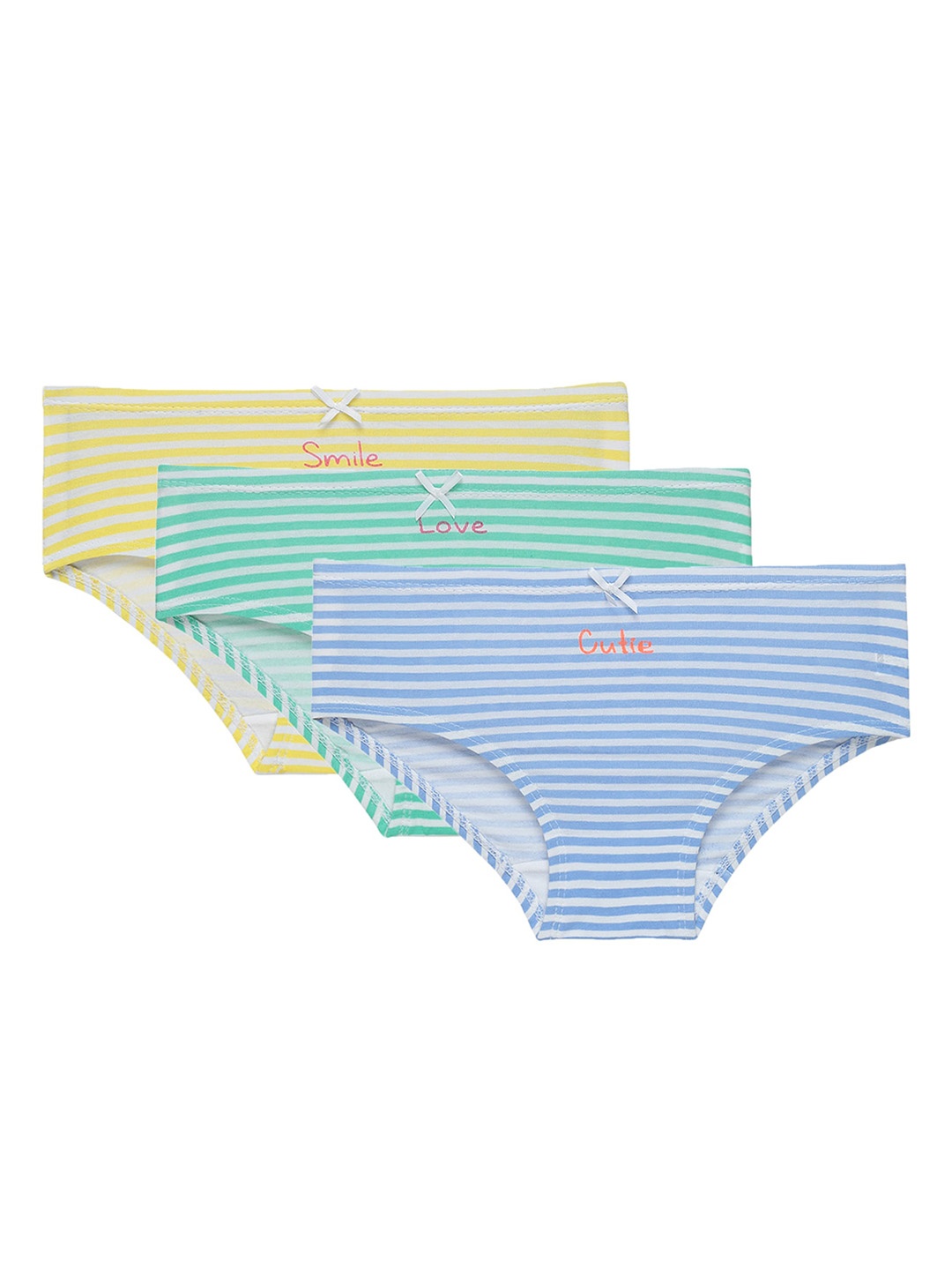 

Bodycare Kids Pack Of 3 Assorted Cotton Hipster Briefs