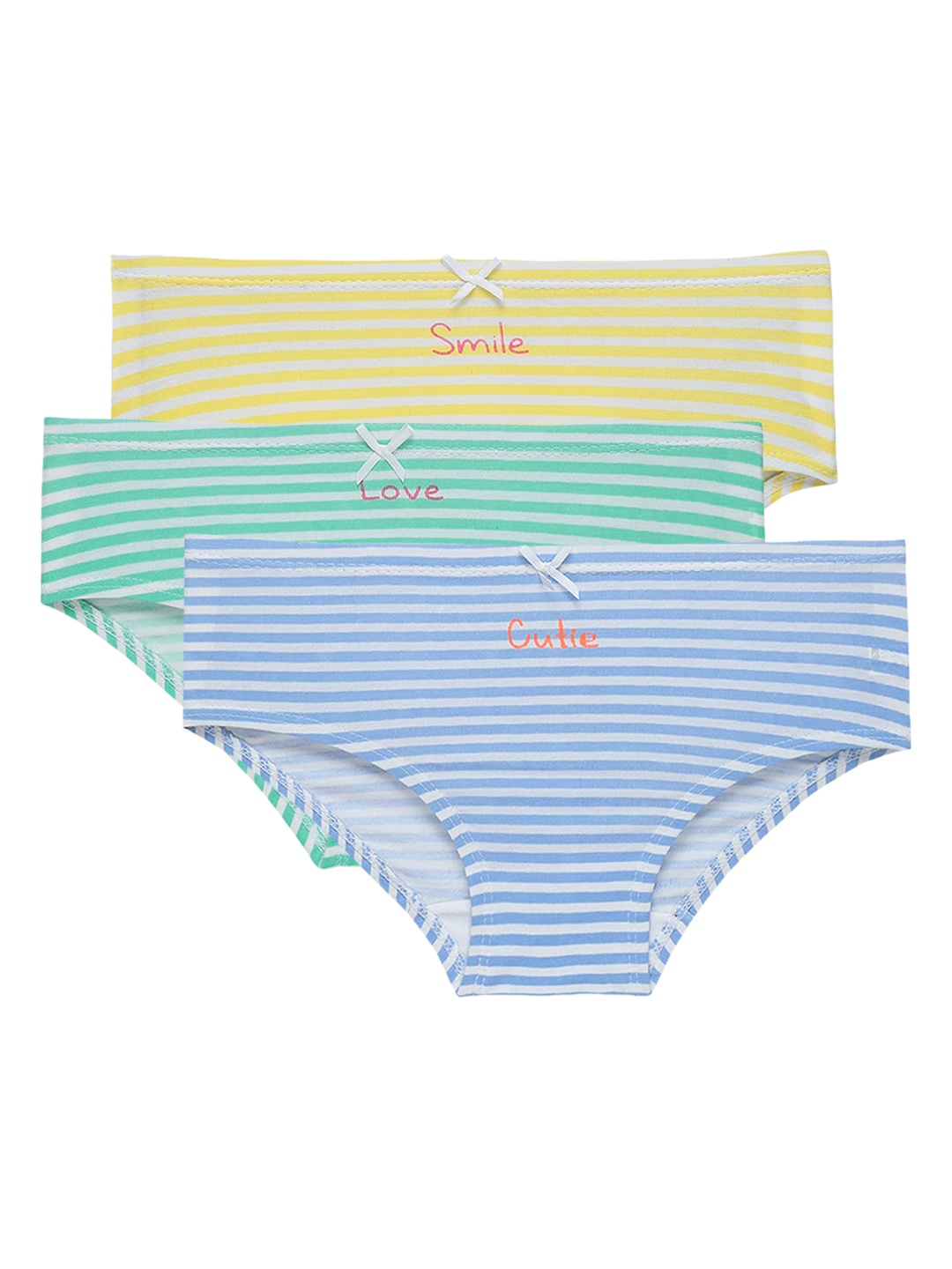 

Bodycare Kids Pack Of 3 Assorted Cotton Hipster Briefs