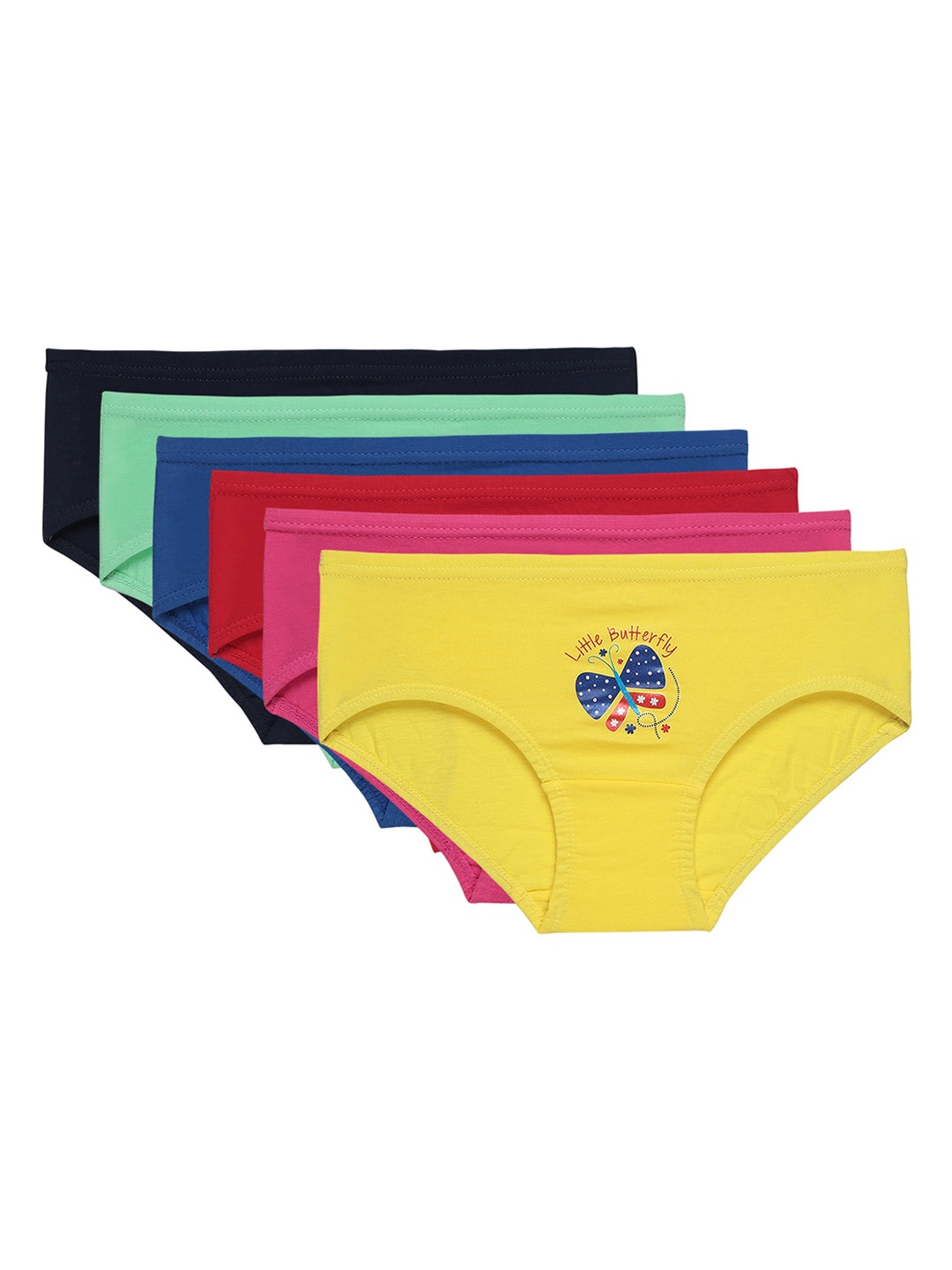 

Bodycare Kids Pack Of 6 Assorted Cotton Hipster Briefs