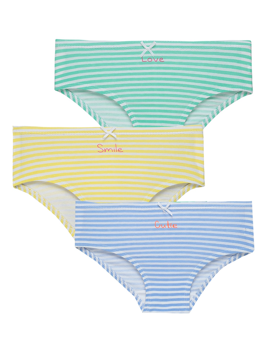 

Bodycare Kids Pack Of 3 Assorted Cotton Hipster Briefs