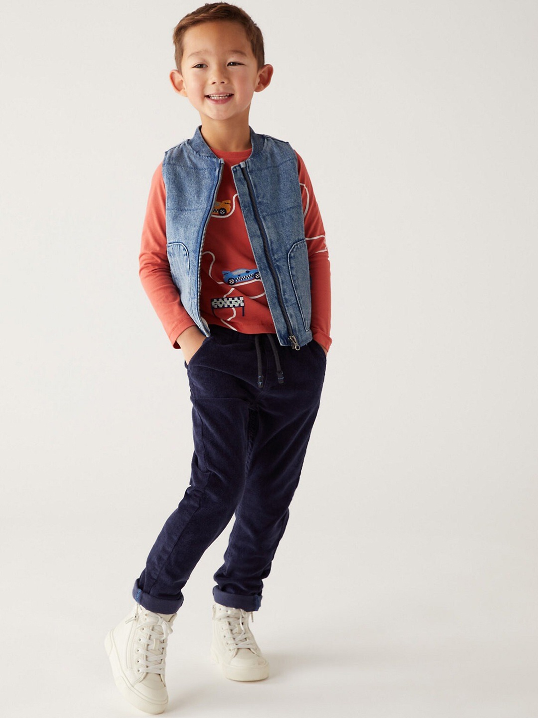 

Marks & Spencer Boys Pure Cotton Denim Jacket, Blue