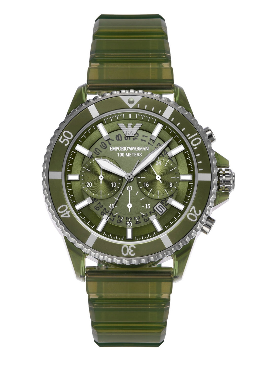 

Emporio Armani Men Analogue Watch AR11534, Olive