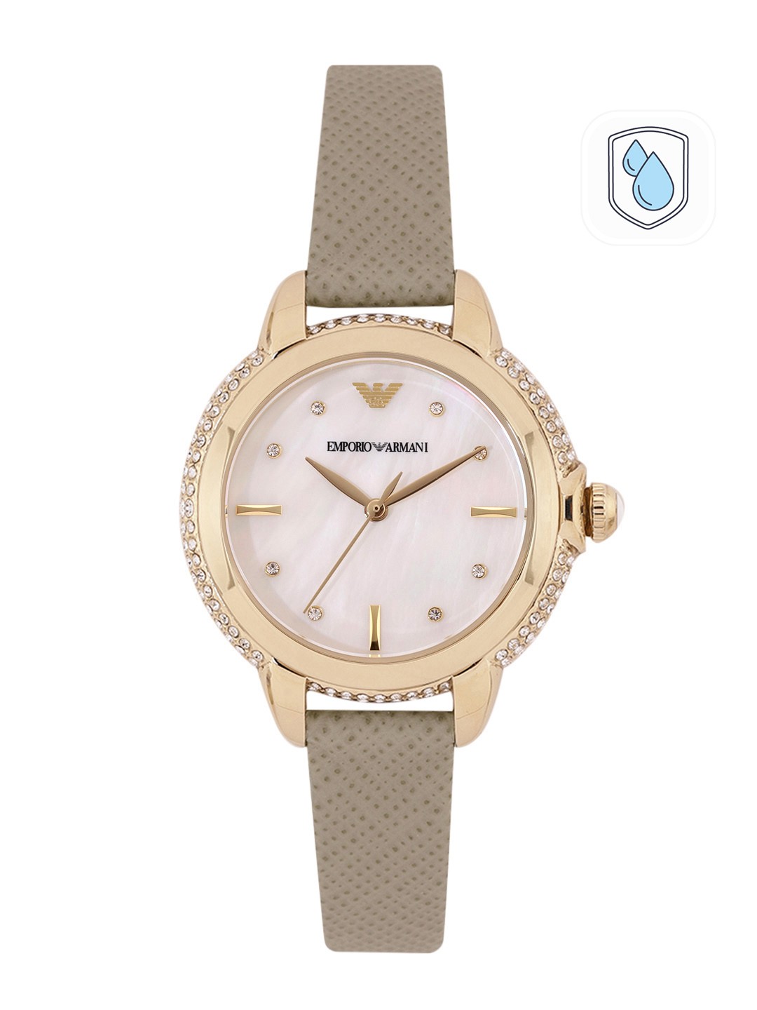 

Emporio Armani Women Mother of Pearl Analogue Watch AR11526, Grey