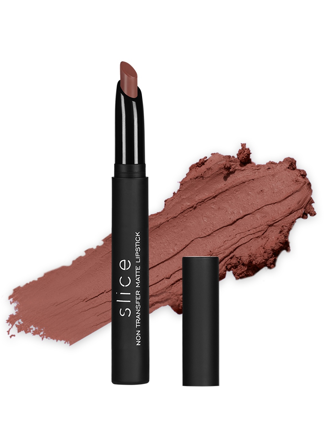 

C2P PROFESSIONAL MAKEUP Slice Non Transfer Long Lasting Matte Lipstick 1.7g-Spotlight 129, Brown